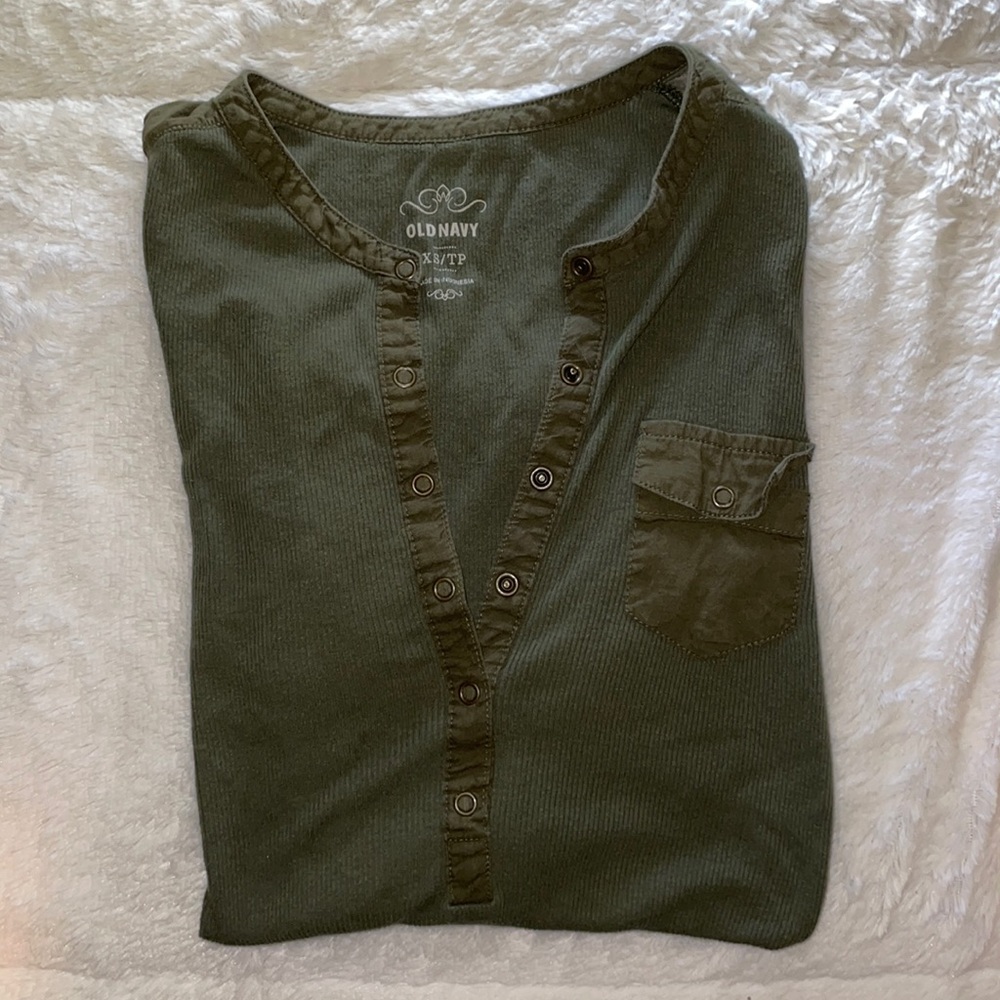 Green Long Sleeve Shirt